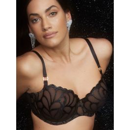 PrimaDonna Twist Aprodisia Black, Balcony padded bra